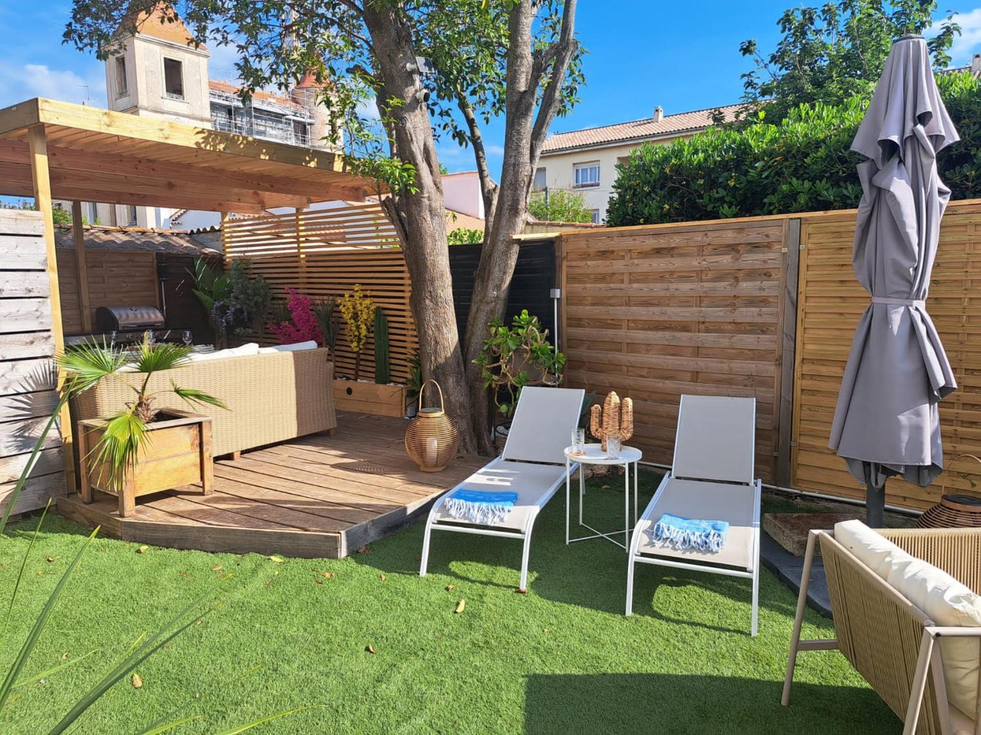Magnifique appartement 2 chambres avec 50 m2 de jardin privatif La Crau Extérieur photo
